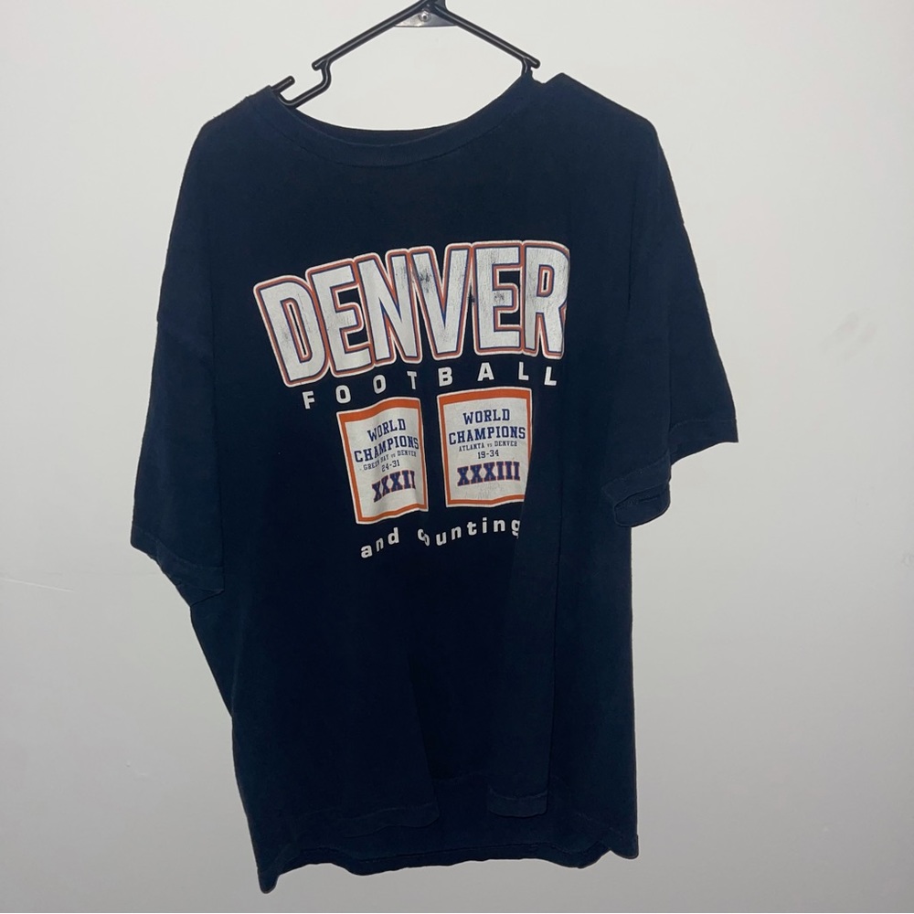 Rare Vintage Denver Broncos Super Bowl NFL T-shirt Men’s Sz XL